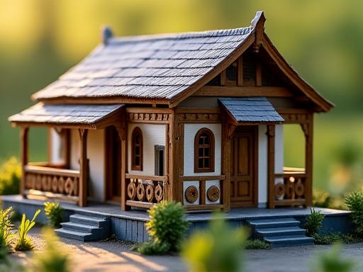 Bahay na Bato Miniature Model